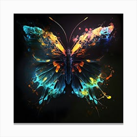 Butterfly Painting Canvas Print