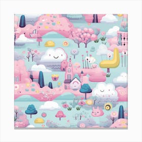 Kawaii Canvas Print