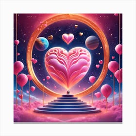 Heart Of The Universe Canvas Print