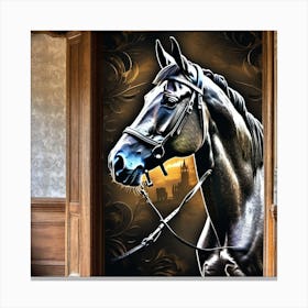 Horse Portrait Canvas Print