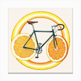 Orange Bike 5 Canvas Print