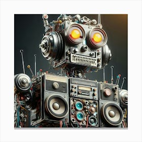 Digital Robot19 Canvas Print