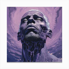 Man'S Head Canvas Print