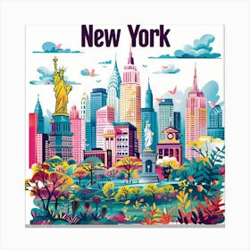 New York City 24 Canvas Print