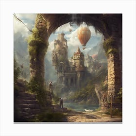 Fantasy Castle 33 Canvas Print
