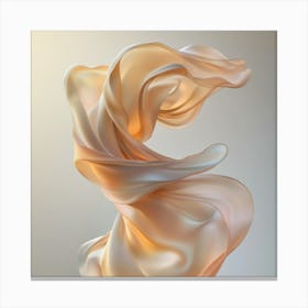 Elegant Silk 3D Poster Print Canvas Print