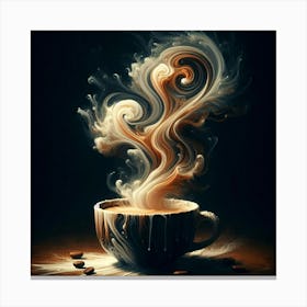 Coffee Art 1 Canvas Print