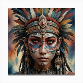 Indian Woman 2 Canvas Print