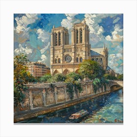 Notre Dame De Paris 1 Canvas Print