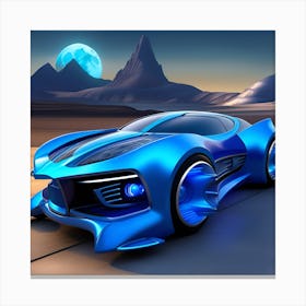 Futuristic Car 18 Canvas Print