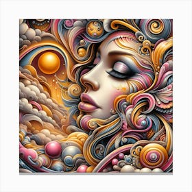 Psychedelic Art 13 Canvas Print