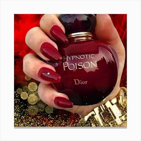 Hypnotic Poison Parfum By Dior Canvas Print