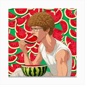 Napoleon dynamite Watermelon Canvas Print