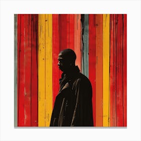 Man In The Red Coat 1 Canvas Print