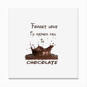 Chocolate Canvas Print