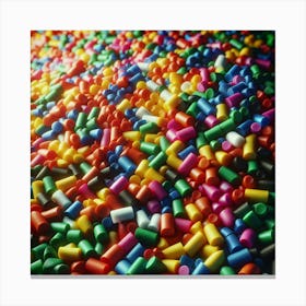 Colorful Sprinkles Canvas Print