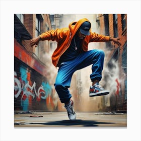 Street Dancer Canvas Print