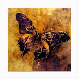 Purple Butterfly 7 Canvas Print