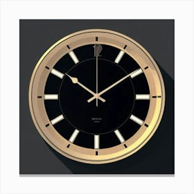 Wall Clock 3 Canvas Print