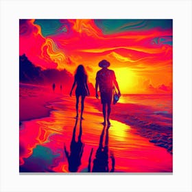 Psychedelic Painting Canvas Print