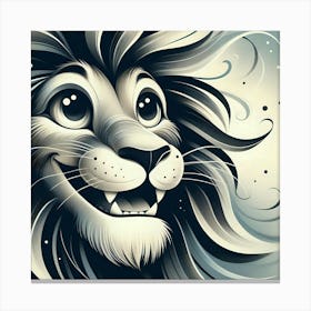 Lion Art Canvas Print