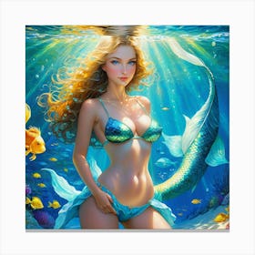 Mermaid jgf Canvas Print