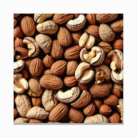 Nuts And Pistachios Canvas Print