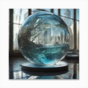 Glass Sphere 1 Canvas Print