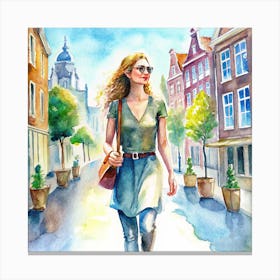 Lost in Amsterdam Canvas Print