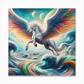 Rainbow Unicorn 2 Canvas Print