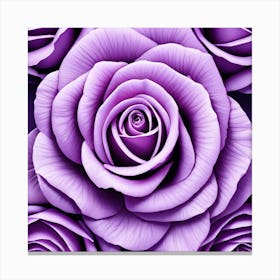 Purple Roses 27 Canvas Print