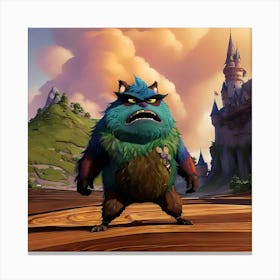 Disney Monsters Canvas Print