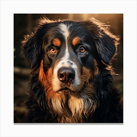 Bernese Mountain Dog 3 Canvas Print