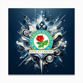 Blackburn Rovers F.C Logo Wall Art 5 Canvas Print