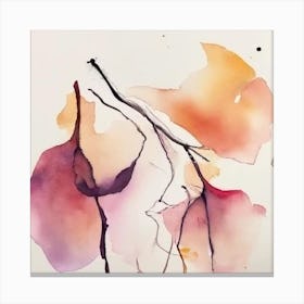 Abstract Watercolor Painting 1 Canvas Print