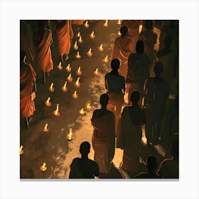 Buddhist Monks 9 Canvas Print