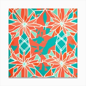 Pattern Art Inspired By The Dynamic Spirit Of Miami's Streets, Miami murals abstract art, 106 Canvas Print