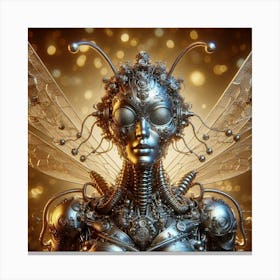 Robot Lady Canvas Print