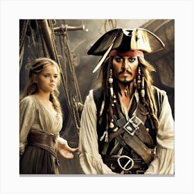 Pirates Of The Caribbean 2 Canvas Print