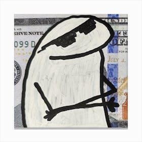 Thug life flork Canvas Print