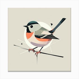 Abstract modernist bird Canvas Print
