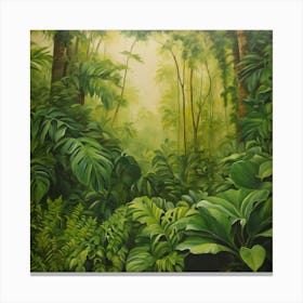 Tropical Jungle 52 Canvas Print