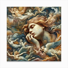 Dreaming Angels Canvas Print