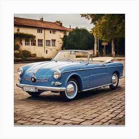 Vw Beetle Convertible Canvas Print