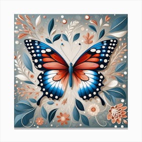 Decorative Art Butterfly II Canvas Print