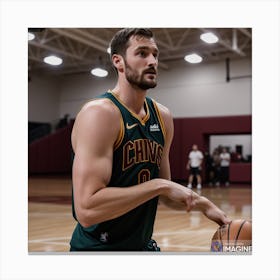 Kevin Love AI Canvas Print