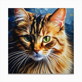 Cat Portrait 3 Canvas Print