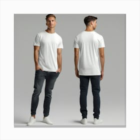 T-Shirt Mockup 1 Canvas Print