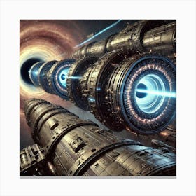 Event Horizon Cannons Focus Canvas Print