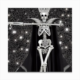 Skeleton Queen 11 Canvas Print
